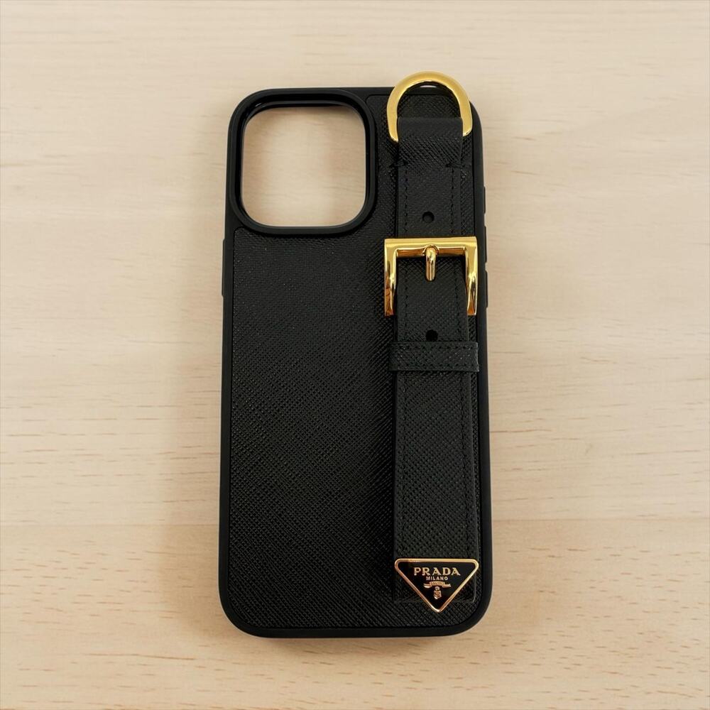 Prada Saffiano Leather iPhone 16 Pro Max Case